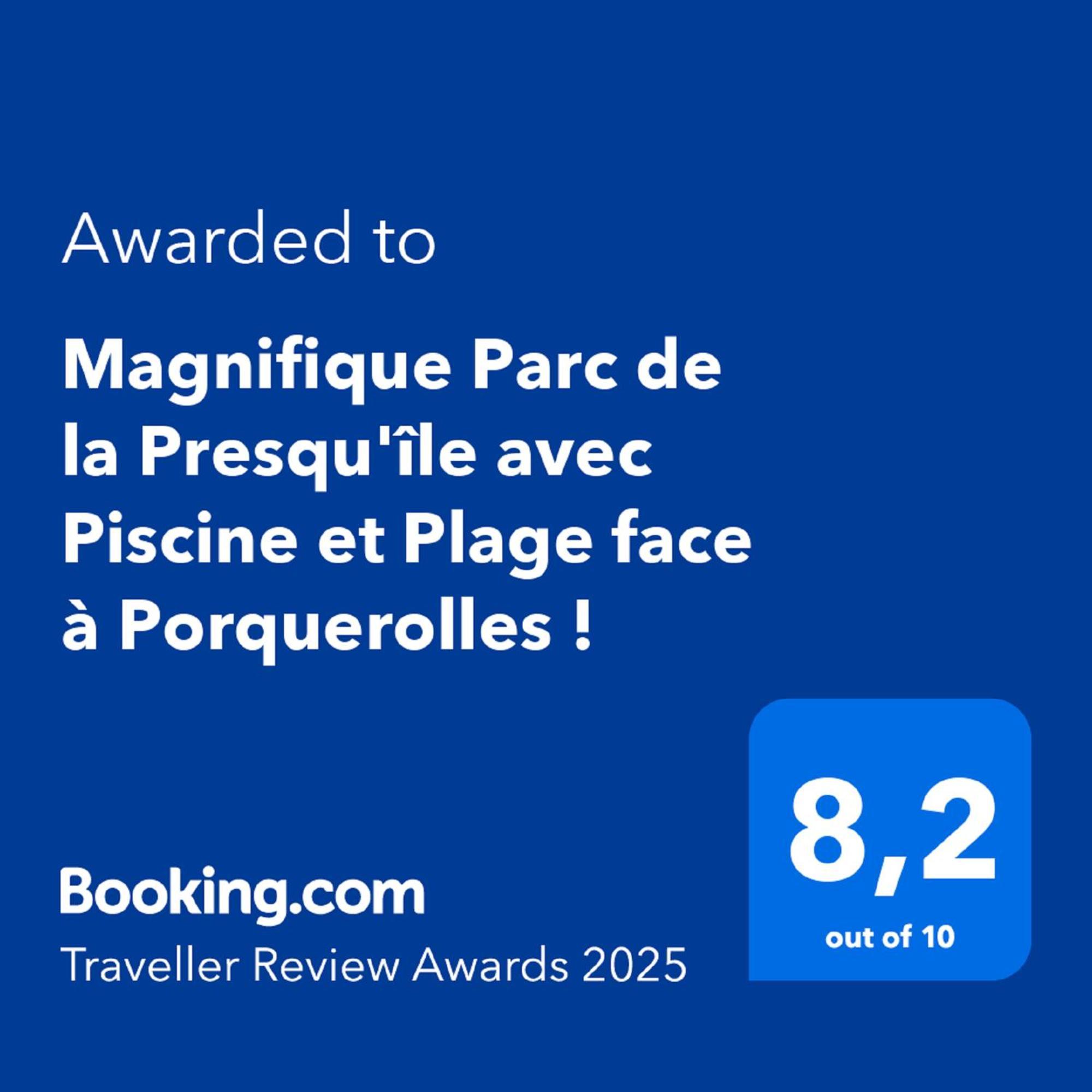 Magnifique Parc De La Presqu'Ile Avec Piscine Et Plage Face A Porquerolles ! Ιέρ Εξωτερικό φωτογραφία